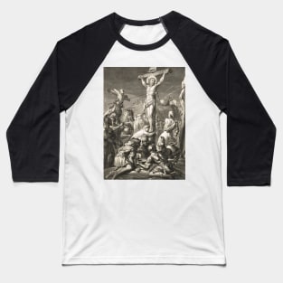 Crucifixion of Christ Engraving 1839 Baseball T-Shirt